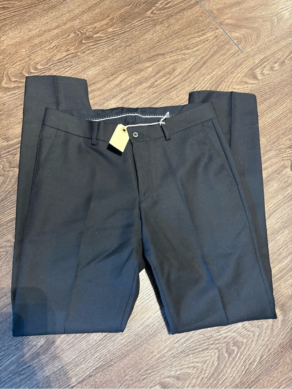 Tiger of Sweden Black Dress Trousers - Straight Leg